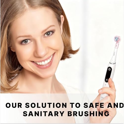 Miniatura 6 de Portacepillos Para Cepillos De Dientes Eléctricos Oral-B E Io, Con Soporte Para Cabezales Y Protección Higiénica, Compatible Con Cabezales Multicolor Para Baño.