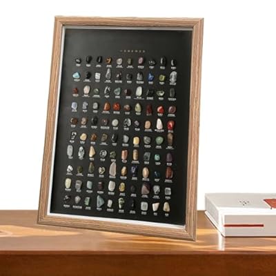 Colección De,Juego Educativo Natural con 100 Piezas | Kit De Ciencia Infantil con Especímenes De Minerales En Bruto,para Niños Adultos Coleccionistas Oficina Sala Dormitorio Estudio | Ya disponible en tu tienda friki favorita! En mundofriki.es!