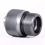 REDCAMP Small Camping Stove Adapter,Input EN417 Lindal Valve. Output:16oz/1lb. Gas Adapter Converts Canister Gas for Propane Gas Device