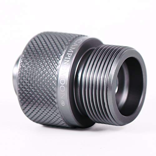 REDCAMP Small Camping Stove Adapter,Input EN417 Lindal Valve. Output:16oz/1lb. Gas Adapter Converts Canister Gas for Propane Gas Device