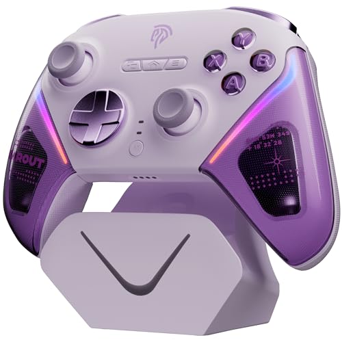 Image of EasySMX D10 PC Controller - Elite Wireless Bluetooth Pro Controller with TMR Joystick, Dual-Mode Triggers & Full Mechanical Buttons, 1000Hz Polling Rate, RGB Lighting for PC /Switch /Android /iOS