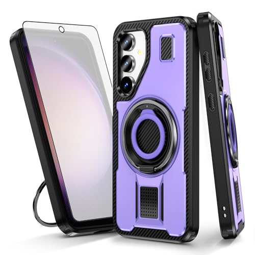 Coque Samsung S23 FE anneau de support pour un usage mains libres