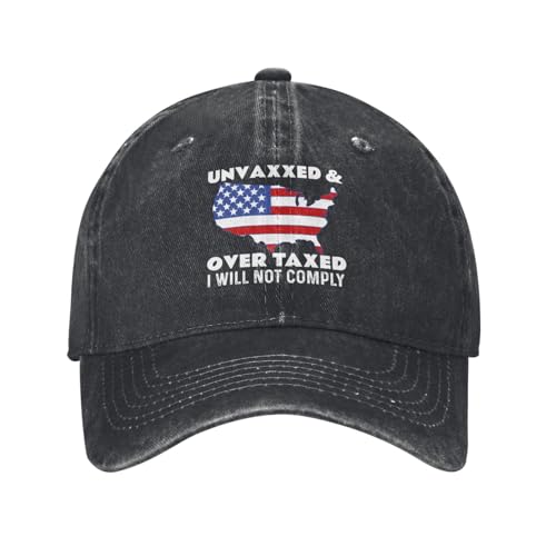 KWQDOZF Casquette de Baseball Ajustable pour Homme, Non vaccinée et surtaxée.