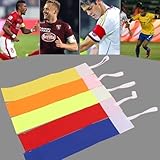 Elastic Solid Color Sleeve Badge with Nylon Hook and Loop for Group Identification(Blue)