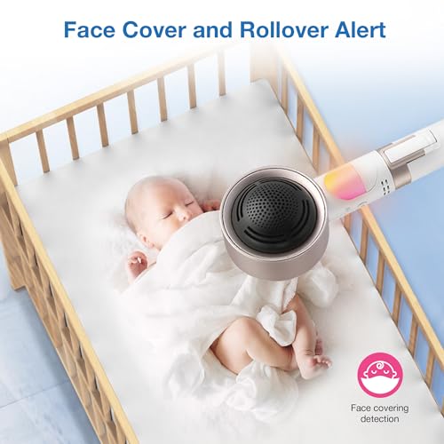 VTech V-Care VC2105 1080p FHD Over-The Crib Mount Smart Baby Monitor 5” 720p LCD Screen,Table Stand,Remote Access,Versatile Placement,Intelligence Detection, Sleep Analysis,18hrs Recording,with WiFi by VTech - Image 7