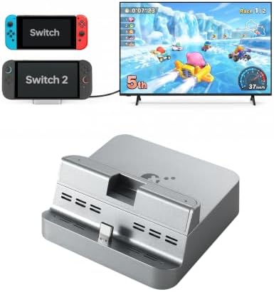 （03:00時点） GuliKit Switch 2 ドック テレビ出力 低遅延 4K HDMI PD100W急速充電 熱対策 コンパクト
