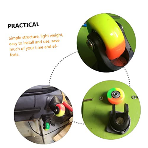 TEHAUX 4 Conjuntos De Rodas De Bagagem Universal Rodas Mudas Rodas De Substituição Para De Bagagem P