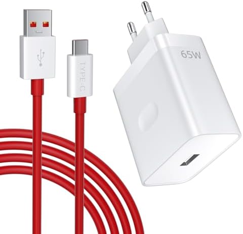 Cargador Rápido 120W SUPERVOOC Con Cable USB C 8A 1.5M – Compatible Con Realme GT, OnePlus 13, OP PO Find, Reno