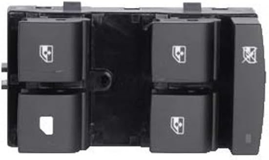 GM Genuine Parts D1917G (20917598) Black with True Red Backlight Door Window Switch
