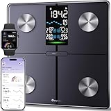 Ovutek Smart Scale for Body Weight, Professional Bathroom Digital Scale with BMI, Body Fat, Muscle Mass, Most Accurate to 0.05lb, Large Display High Accurate Body Composition Machine with Fitness App