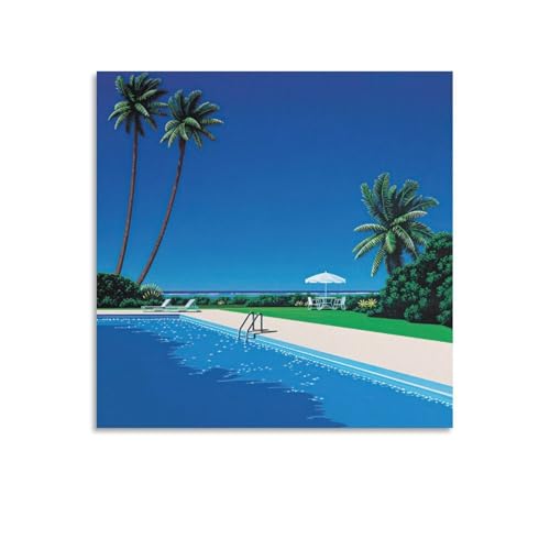 永井博 ポスター (3) ホーム装飾 パネル 壁アート 現代壁掛け 絵画 版画 芸術作品 インテリア20x20inch(50x50cm)