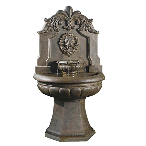 Jeco Inc. Copper Lion Head Outdoor/Indoor Water Fountain