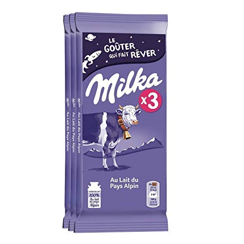 latte latte 3 x 100 g, 3 pezzi