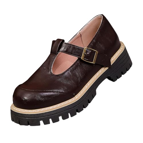 Chaussures en cuir grande taille pour soulager les pieds sensibles avec une semelle épaisse