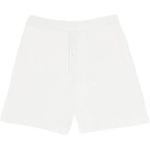 Jack & Jill Mens Knit Boxer Shorts White 2-Pack 100% Cotton