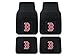 MLB Boston Red Sox Car Floor Mats Heavy Duty 4-Piece Vinyl - Front and Rear