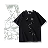 [Zipucos] 北斗の拳 Tシャツ 七つの傷の男 蓄光 ケンシロウ 半袖 健次郎 夏服 日常服 北斗百裂拳 コスプレ衣装 丸襟 柔らかい 通気性 メンズ Tシャツ レディース (2XL,01) [並行輸入品]