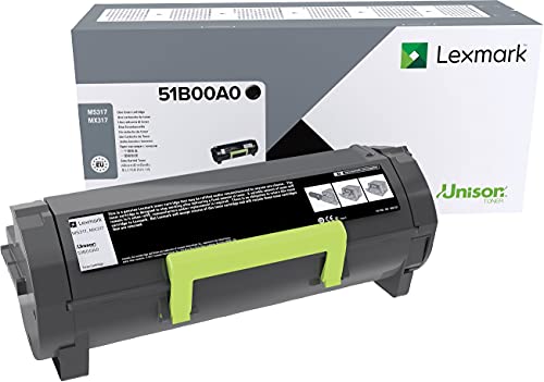 Toner Lexmark 51B4000 2.5K - MS/MX 317/417/517 Preto