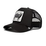 Goorin Bros. The Farm Men's Trucker Hat - Baseball Snapback Cap, Be Reckless, Black