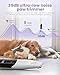 PAPMINI Dog Paw Trimmer with LED Light, 35dB Low Noise Paw Trimmers for Dog's Feet, 2 Speed Safety Electric Dog Clippers for Grooming, Rechargeable Cat Shaver for Paws, Ears, Face, Rump