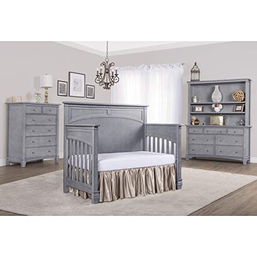 Evolur Santa Fe 5-In-1 Convertible Crib, Storm Grey #TOP5