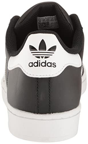 Image of adidas Men's Superstar Shoe, Black /White /Black, 11