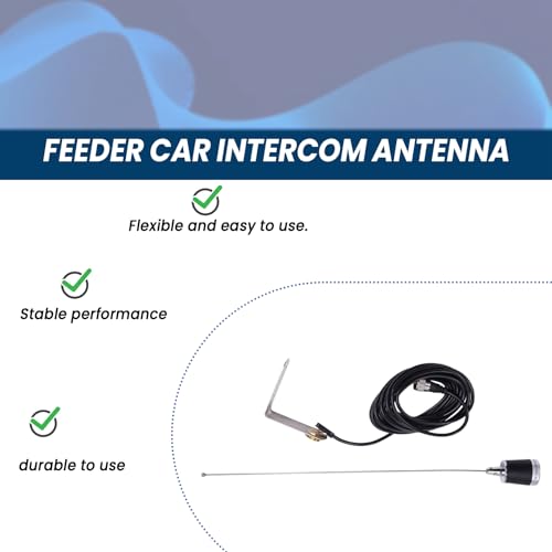 Antenne VHF UHF voiture anti-grésillements bibande NMO à gain élevé - 3