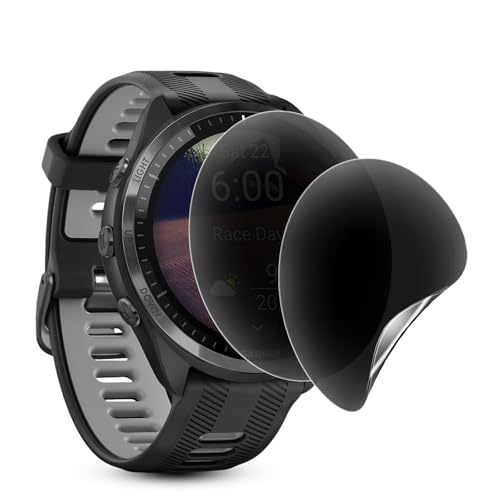 �y2���Z�b�g�zFor GARMIN(�K�[�~��) Forerunner 965 �ی�t�B���� �� �`�����h�~ TPU�f�� for Forerunner 965�ی�t�B���� �̂������h�~�t�B���� �\��t���ȒP/�C�A�Ȃ�/�w��h�~/�X�N���b�`�h�~/�����ɂ���/