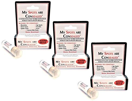 Concealer - 0.17oz./5ml each - 3 Pack - WARM BEIGE
