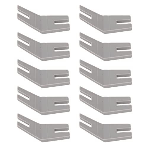 10 Piezas Pie Prensatela Hump Jumper para Máquina de Coser