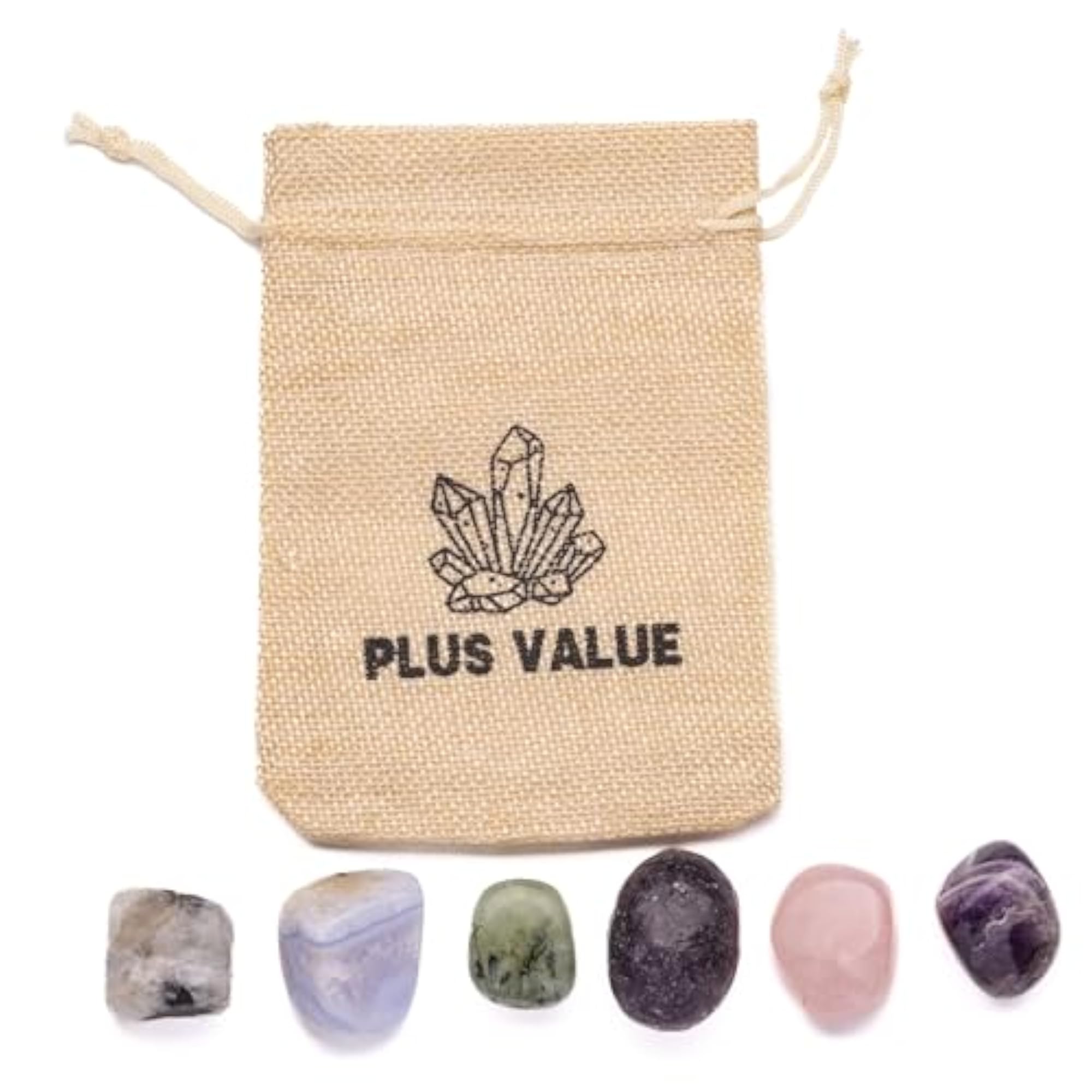 Pocket Healing Crystal Bag for Intuition