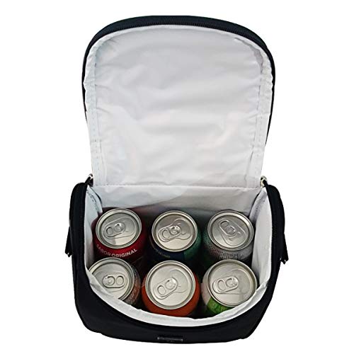 Bolsa Térmica Mochila para Marmitas Lanches Lançamento (Rosa)