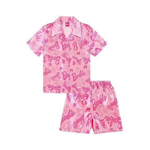 Barbie Satin Pyjama Set for Girls Cover