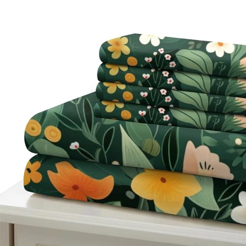 Housse de couette 3D fleurs 220x240 avec fermeture éclair pratique - 6