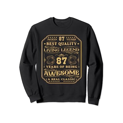 87 años siendo increíble 87 cumpleaños hombre Sudadera
