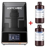 ANYCUBIC Photon Mono M7 Pro Stampante 3D Resina, Velocità Massima 170 mm/h & ABS-Like Resin Pro 2 Nero 2KG