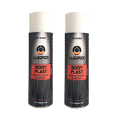 BUMPER NOIR PROFESSIONNELLE EN 500ml ALGOROC BODY PLAST Le Lot de 2 Sprays Cover