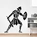 Gladiatore romano Adesivi murali antichi greci Camera dei bambini Soldato Spada arma Adesivo Sala giochi Sala giochi Vinile murale A9 40x35 cm