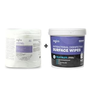 Zogics Antibacterial Disinfecting Wipes with Bucket, 800 Count — photo 3 of 6