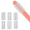 Siliconen grote penishoes penishoes voor vertraging ejaculatie penishoes silicone penis sleeve pennis vergroting hoes…
