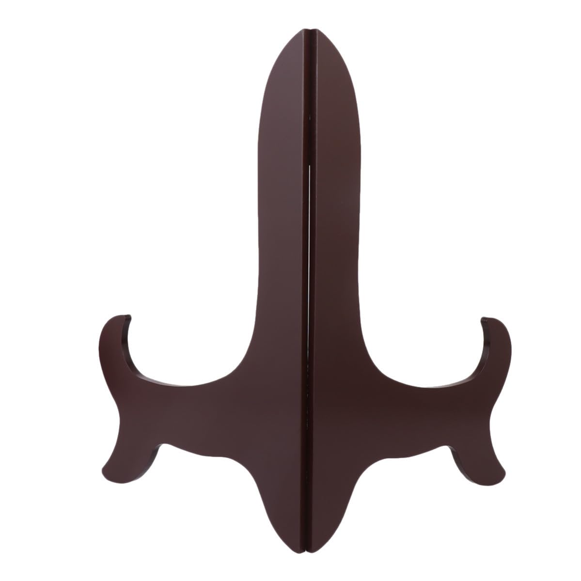 EXCEART Soporte Decorativo para Platos de Sobremesa de Madera, 16 Pulgadas