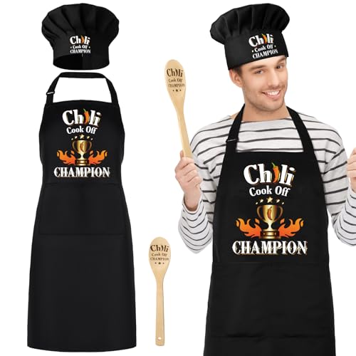 XLSXEXCL 3 Pcs Chili Cook-off Prizes, Funny Chili Cook-Off Champion