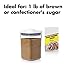 OXO Good Grips POP Container - Airtight Food Storage - Small Square Short 1.1 Qt Ideal for 1 lb of brown sugar or confectioner's sugar