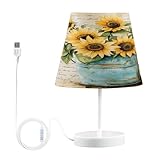 Moderne et minimaliste : lampe de chevet au style simple et élégant, parfaite pour les fêtes à la maison, les mariages, les vacances, Noël, la chambre, les hôtels, Thanksgiving, la décoration d'Halloween. Et un cadeau idéal pour maman, épouse, famille, amis, amoureux ou petite amie.