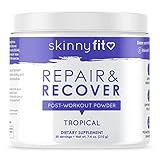 SkinnyFit Repair & Recover 30 Servings: BCAA Powder for Women, Branched Chain Amino Acids, Pre Intra Post Workout Supplement to Support Endurance, Help Aid in Muscle Recovery, Tropical Flavor