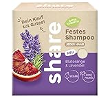 share Festes Shampoo Blutorange & Lavendel, vegan, ohne Palmöl & Mikroplastik 60g