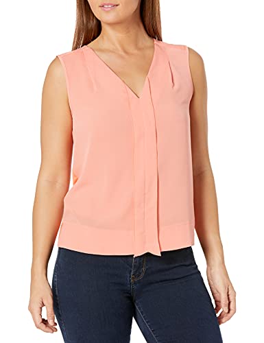 French Connection Women's Classic Crepe Light Polly Tops, Coral Sands, Xs #TOP19