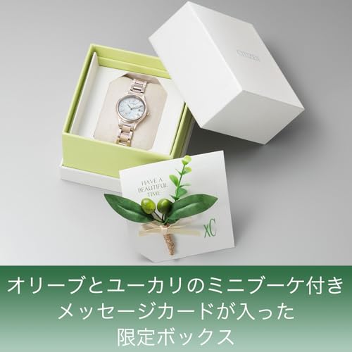 [CITIZEN] 腕時計 xC 北川景子 デザイン監修 限定モデル (電波時計/防水/サクラピンク) ES9498-51D 軽量 チタン KEIKO KITAGAWA Limited Model 光発電エコ・ドライブ レディース アナログ ビジネス ギフト ホワイト 白 電波ソーラー 商品画像6