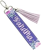 Grandma Keychain Wristlet Mothers Day Gifts for Grandma Mother In Law Present from Grandkids