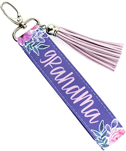 Grandma Keychain Wristlet Mothers Day Gifts for Grandma Mother In